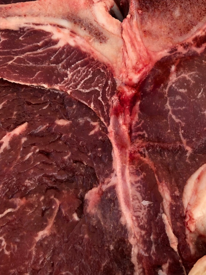 a close up of a pink and brown substance